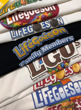boxlogoTEE恶搞LOGO短袖T恤