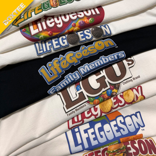 boxlogoTEE恶搞LOGO短袖T恤