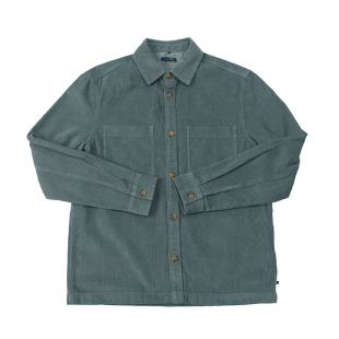 休闲宽松长袖 出完没 衬衫 复古做旧水洗灯芯绒工装 潮5127 美式