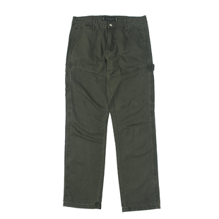 cleanfit高街休闲宽松直筒裤 细帆布 裤 复古做旧水洗工装 2512 美式