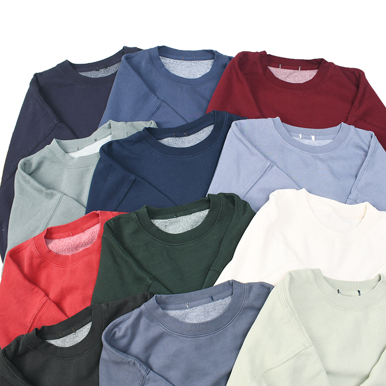 日式复古休闲做旧水洗卫衣