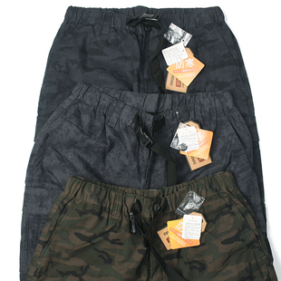 多色休闲宽松加厚保暖直筒裤 户外抓绒 迷彩裤 山系多袋工装 日式