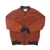 外套潮 剪表绗缝版 2001 美式 复古秋冬夹棉长袖 经典 棒球领飞行夹克