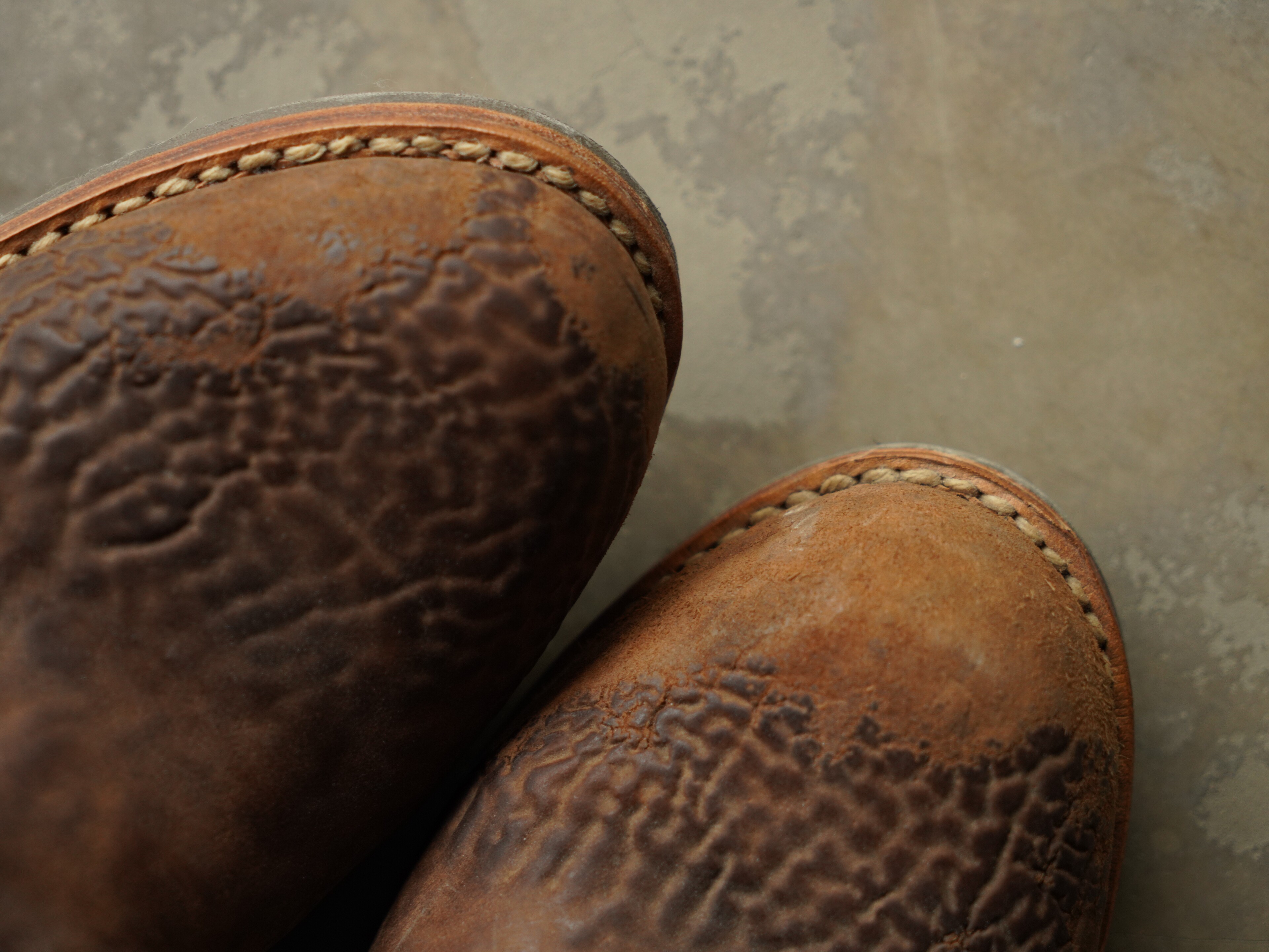 VISVIM 22AW Brigadier Boots Folk — front
