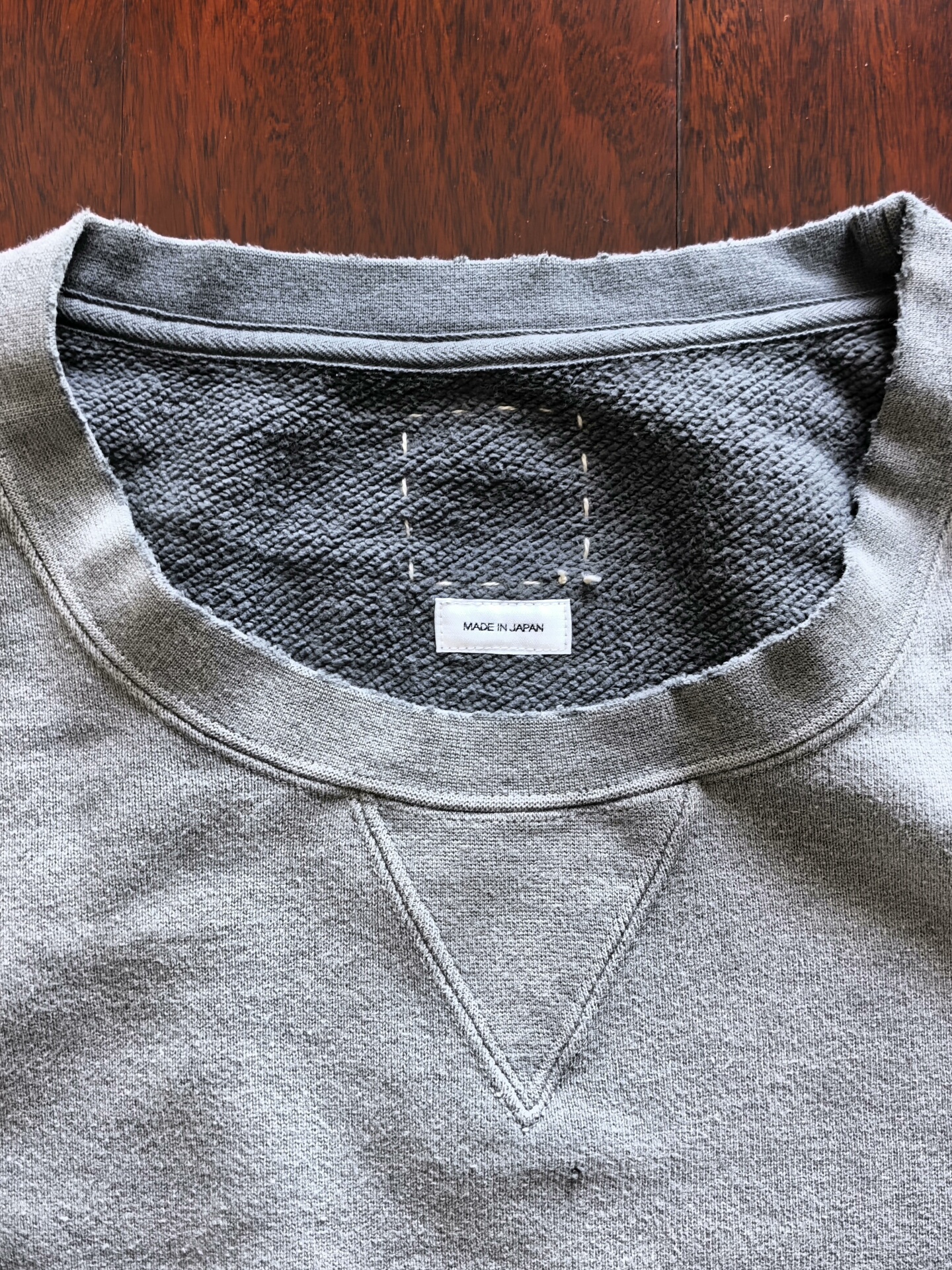 visvim Distressed Crewneck Sweatshirt — front