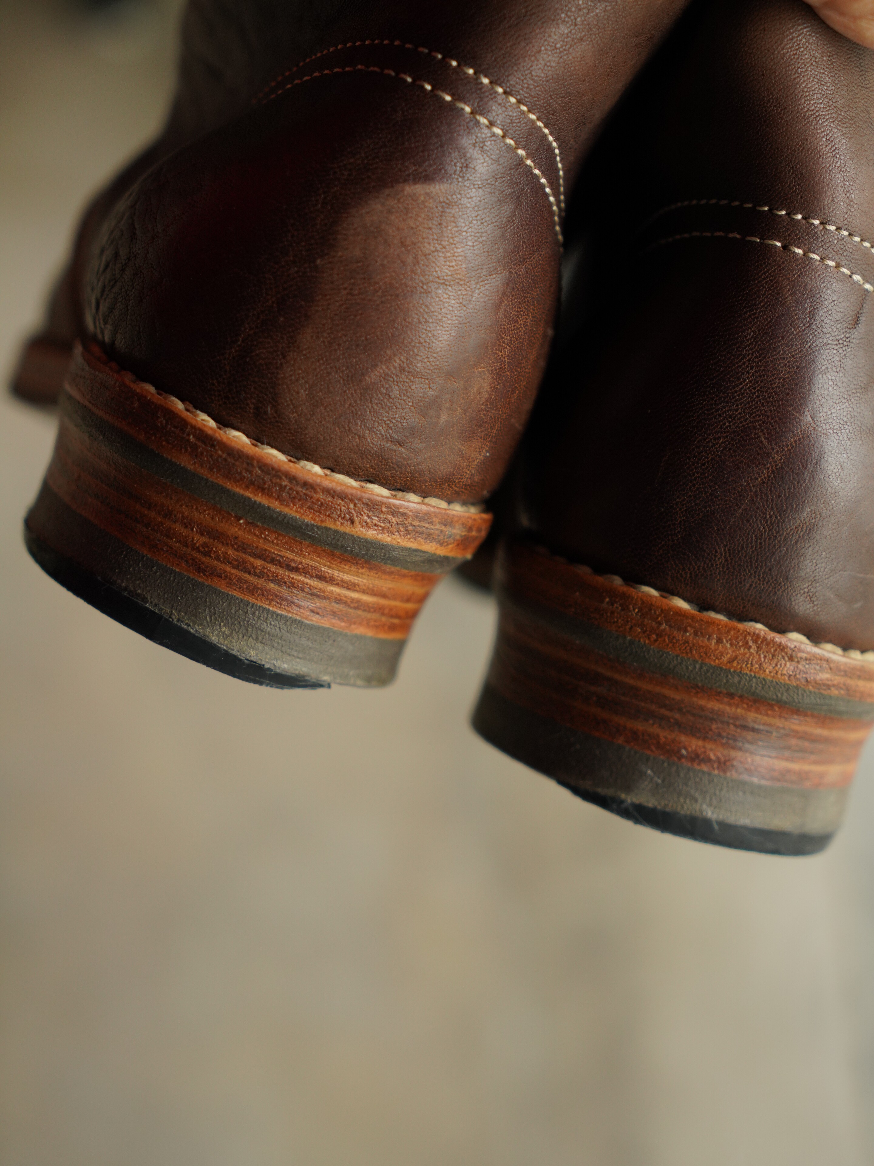 VISVIM 22AW Brigadier Boots Folk — label