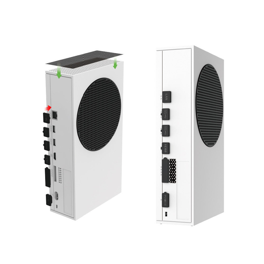 DOBE  XBOXSERIESX|S 호스트 더스트 플러그 XSX 게임 콘솔 더스트 필터 더스트 플러그 세트 액세서리