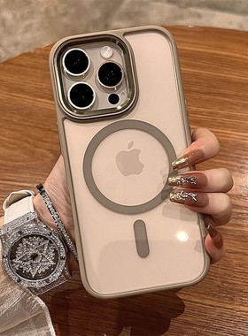 宁宁  新款金盾无线充磁吸透明PC硬壳男女Phone17Pro Mobile Case