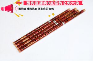 笛韵之郭大侠/二节双插专业演奏笛/苦竹笛子乐器/竹笛精制