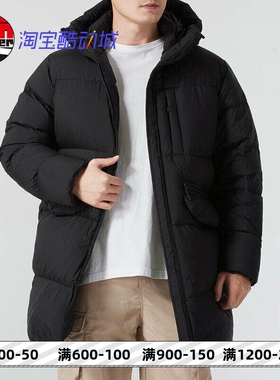 New Balance鹅绒服 冬季新款 男款黑色中长 暖抗寒羽绒服NPE41341