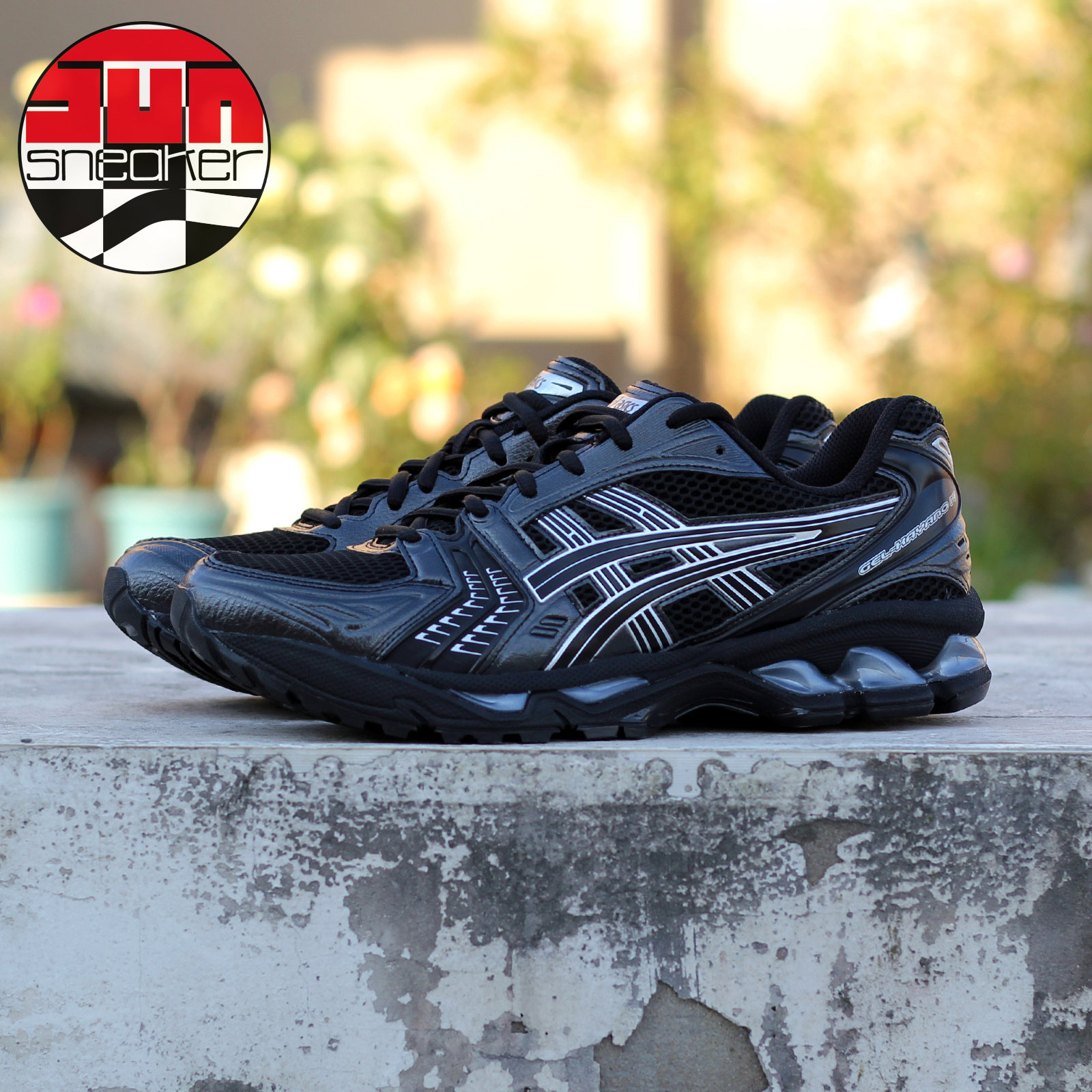 ASICS Gel-Kayano 14低帮男女鞋 运动休闲鞋复古黑色1201A019-006