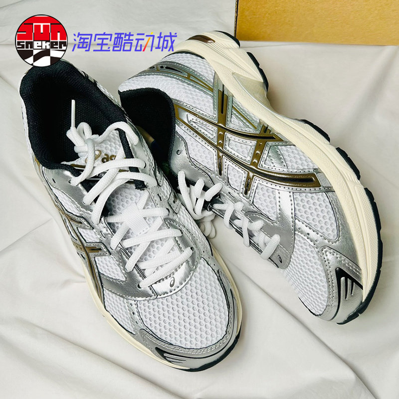 ASICS亚瑟士Gel-1130男鞋 复古低网面运动跑步鞋1201A256-113-118