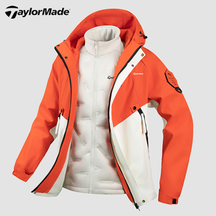 Taylormade泰勒梅户外男女款羽绒冲锋衣三合一防风防水运动外套