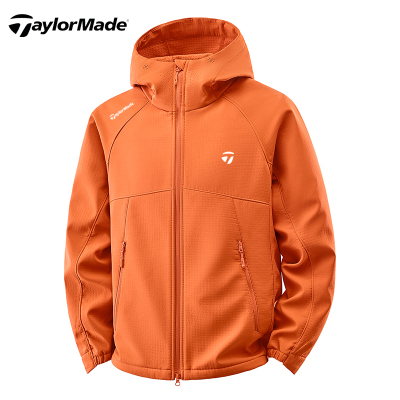 Taylormade泰勒梅秋冬新款男士软壳保暖外套防水防风运动夹克
