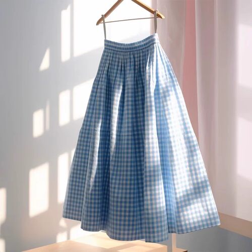 视频868女士春秋夏季服装女装半身长裙真丝纯棉裙子裁剪图纸纸样