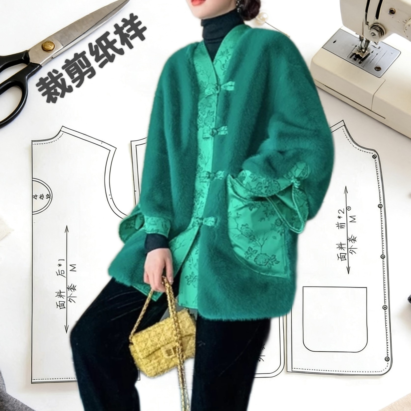422开衫羊羔毛长毛大衣冬季外套