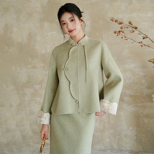 纸样 外套衬衣新中式 945中式 上衣双面尼羊绒外套大衣裁剪图板新款