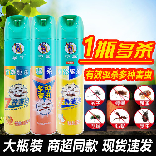 李字杀虫气雾剂喷雾600ml清香型