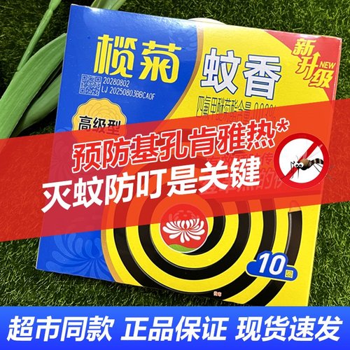 榄菊蚊香黑蚊香家用室内驱蚊蚊子强效室内夏季温和非无毒10圈/盒