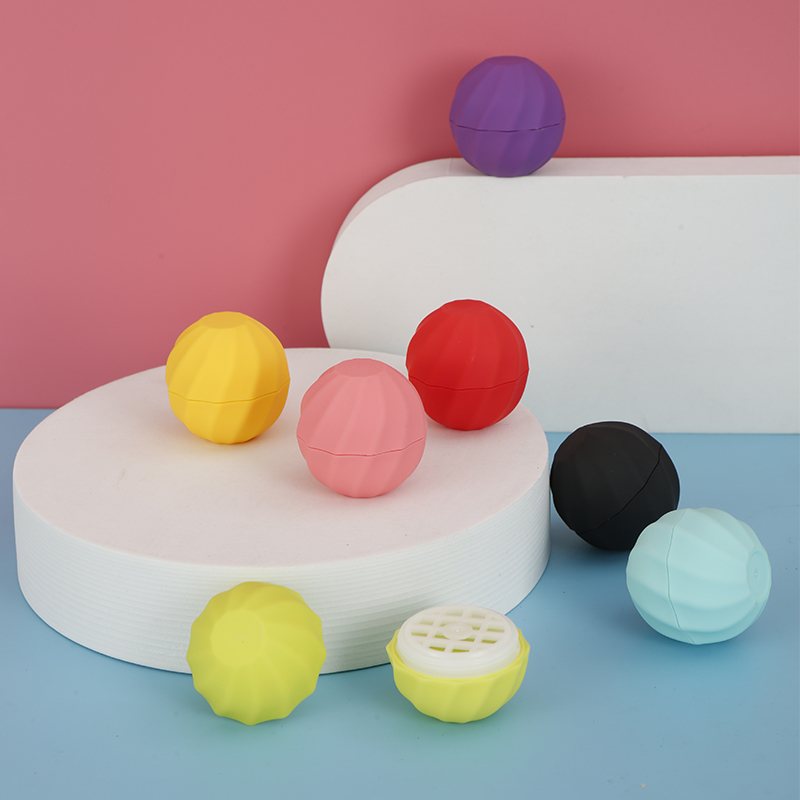 7g球形唇膏盒卡通唇膏包材 扭蛋唇膏球 紫草膏 防晒膏香体膏 包材