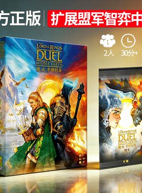 正版魔戒中洲对决中文版桌游卡牌成人多人休闲聚会桌面游戏