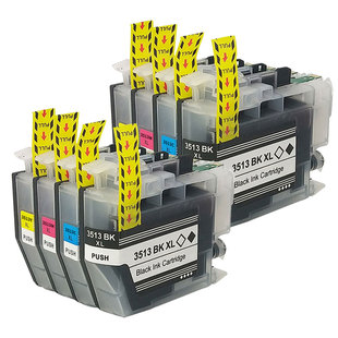 MFC J690DW J890DW打印机墨水墨盒 LC3513墨盒MFC 适用兄弟LC3511