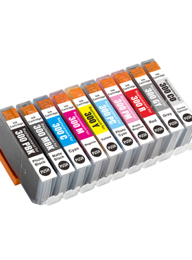 适用佳能imagePROGRAF PRO-300 Pro300 打印机PFI-300墨盒墨水