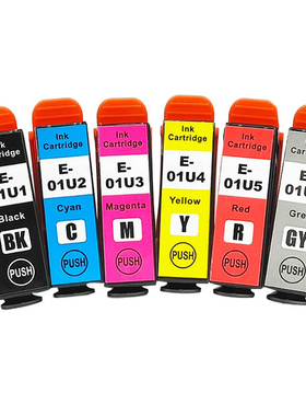 适用EPSON 01U T01U爱普生XP15080  XP15010打印机墨盒墨水黑色