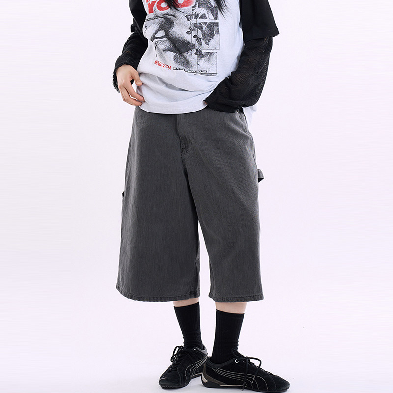韩代Raucohouse Fury maxi carpenter bermuda pants工装七分裤