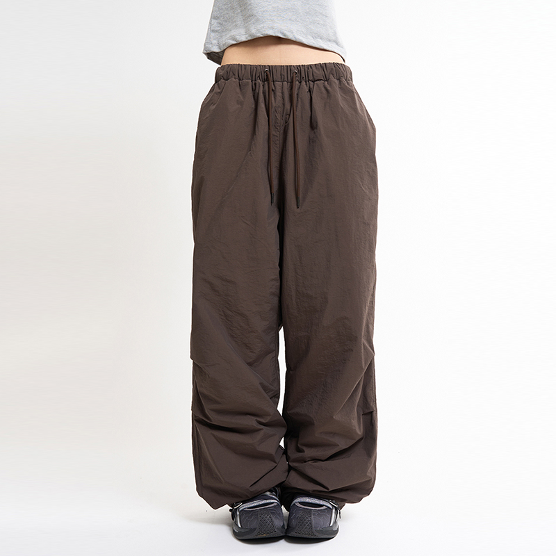 Raucohouse韩代抽绳加绒长裤