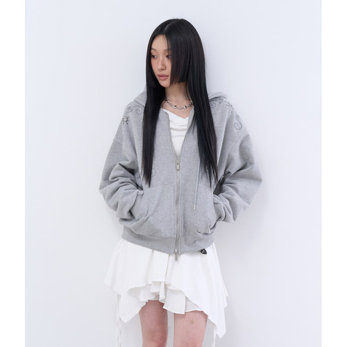 lowear韩代拉链卫衣帽衫