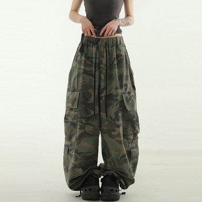 Localmansion韩代迷彩工装长裤