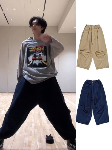 Raucohouse韩代崔然竣同款长裤