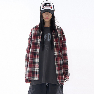韩代Raucohouse Sunnyvale vintage nerd check shirt 格子衬衫