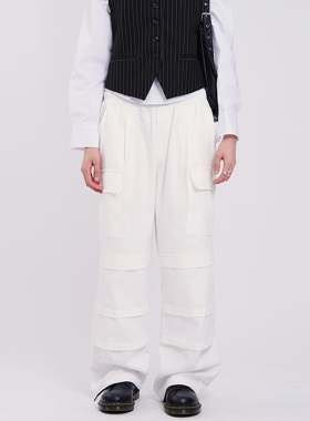 韩代Raucohouse Lorton layered banding cargo pants 休闲长裤