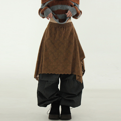 Localmansion韩代不规则半身裙