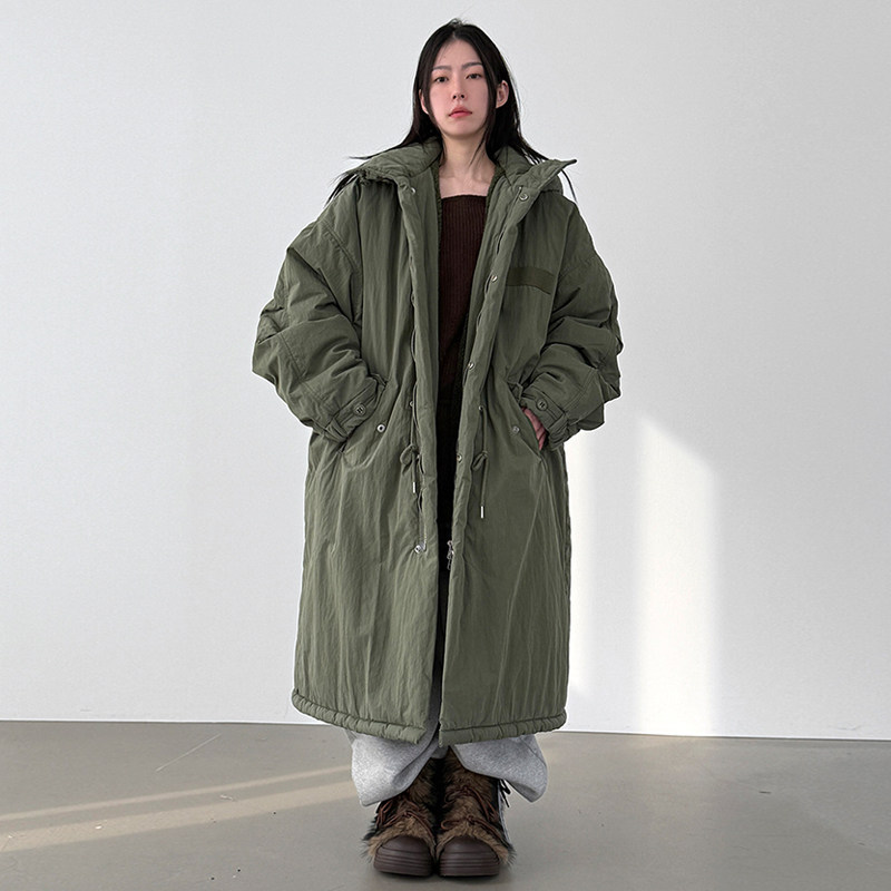 Localmansion韩代宽松夹棉大衣