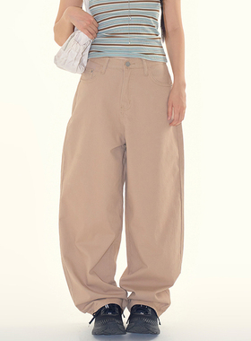 韩代Raucohouse Remind summer cotton wide pants 百搭休闲长裤