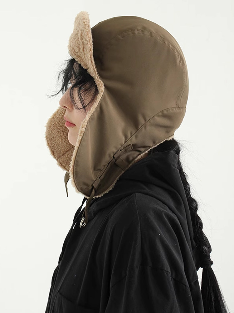 韩国代购 REVERSIBLE NYLON TROOPER HAT 设计师款复古休闲护耳帽