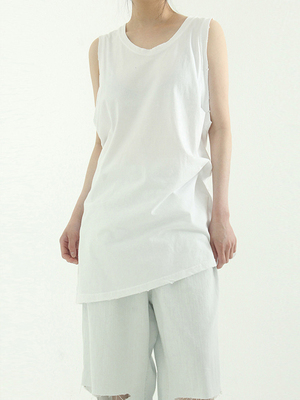 localmansion韩代纯色打底背心