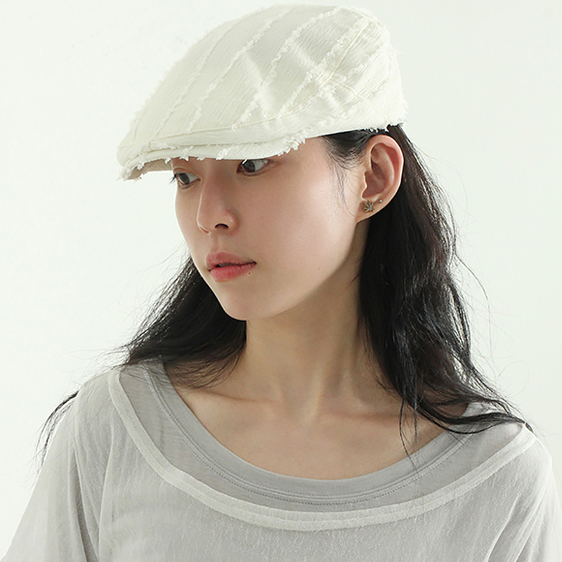 韩国代购25A/W organic wave hunting cap 设计师百搭狩猎帽