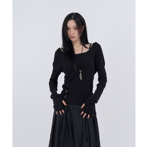 lowear韩代长袖连帽上衣