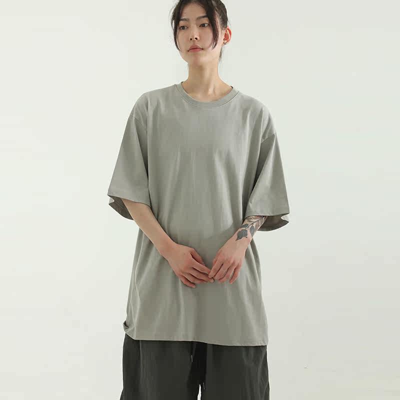 国内现货23S/S mild cotton box half tee (unisex) 棉质宽松T恤