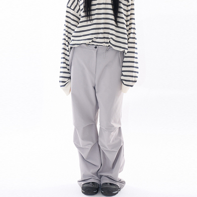 Raucohouse韩代抽绳休闲长裤