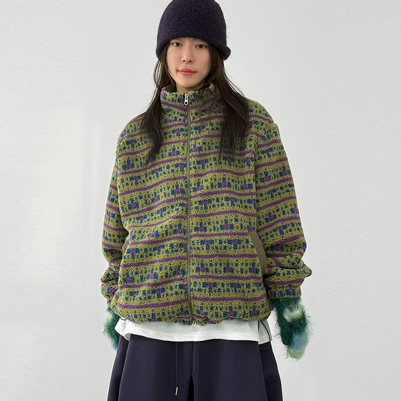 Localmansion韩代毛绒夹克外套