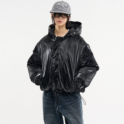 Raucohouse韩代亮面棉服外套