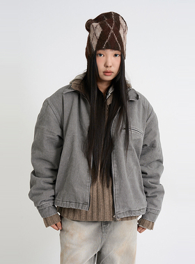 国内现货Raucohouse Roco twill work fleece jacket 绒内里夹克