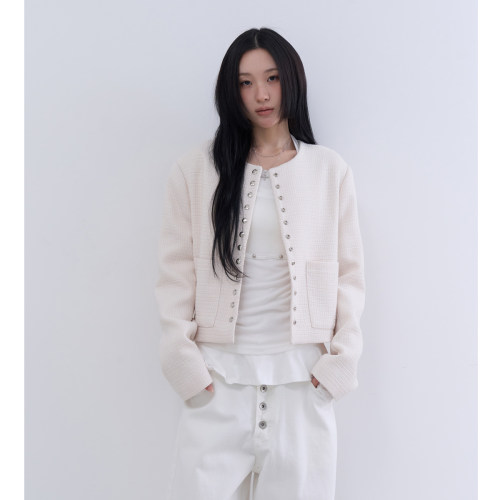 lowear韩代圆领长袖夹克外套