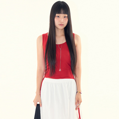 韩代Raucohouse抽绳无袖背心
