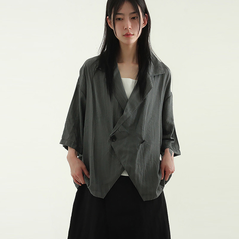Localmansion韩代半袖西服夹克